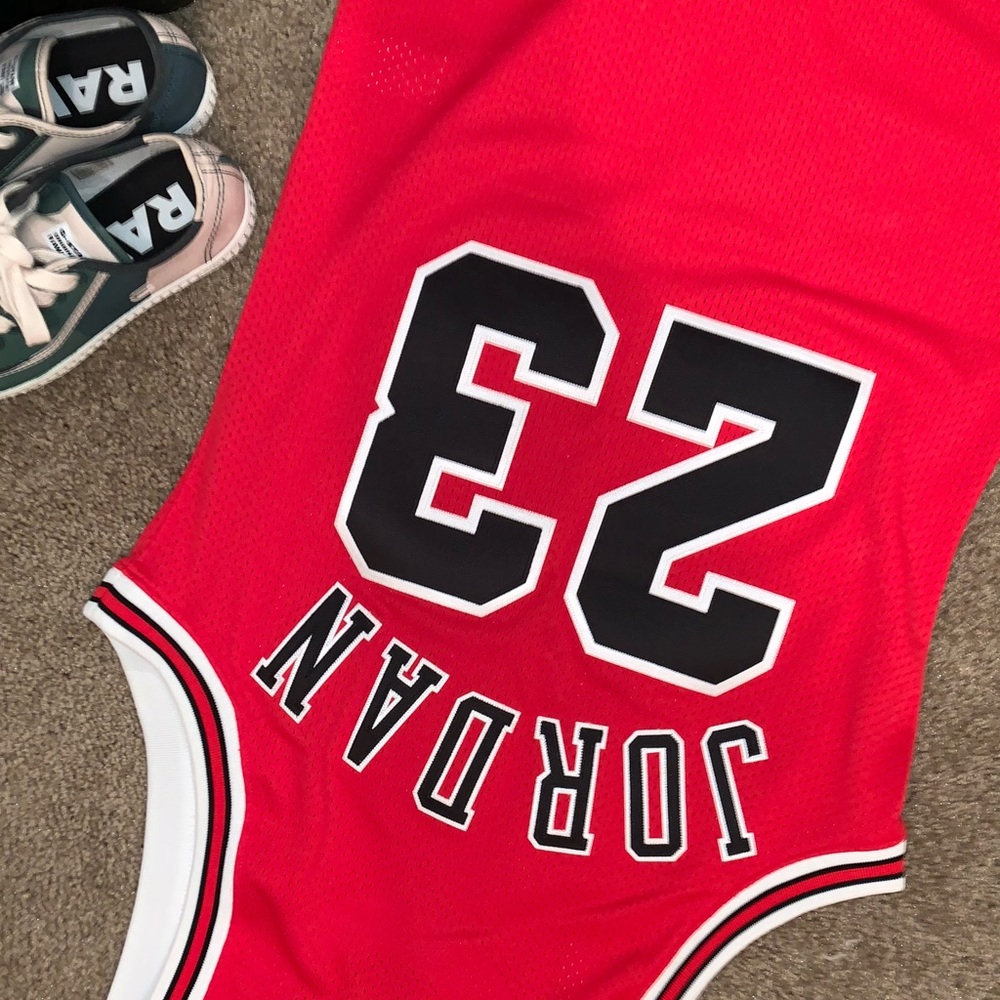 NBA Finals Michael Jordan Bulls Jersey